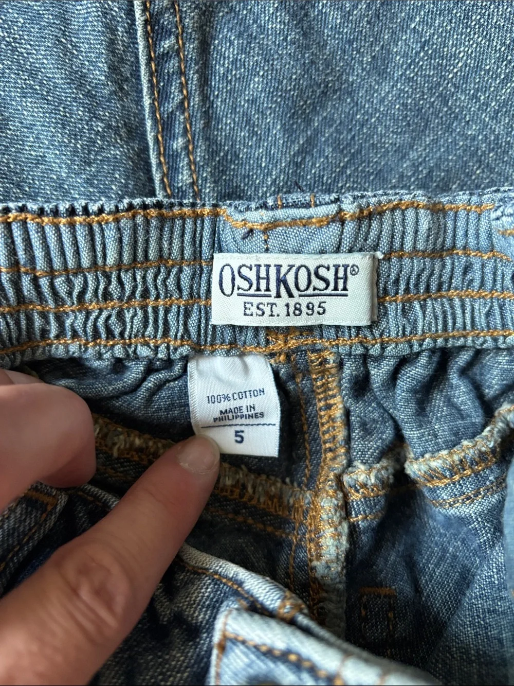 Vintage Oshkosh girl’s denim maxi skirt